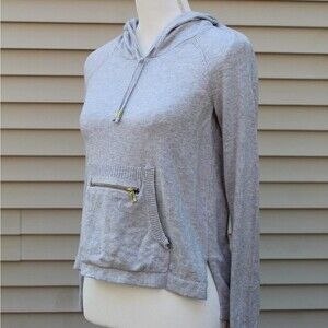 Juicy Couture Gray Light Weight Sweater Hoodie